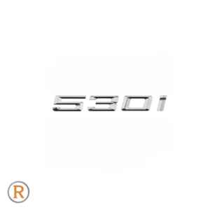 نوشته کروم استیل 530i روی صندوق عقب Lettering کدفنی 51147039786