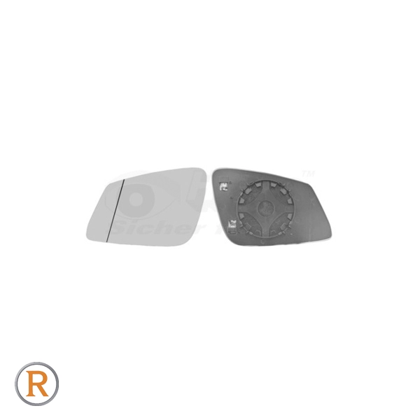 شیشه آینه سمت چپ ،گرمکن دار بی ام و BMW مناسب برای E84 N46N کدفنی 51167302005