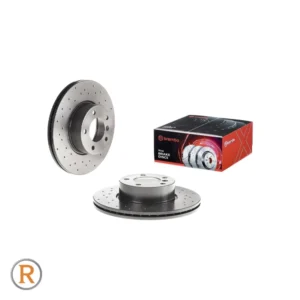 دیسک چرخ جلو مناسب برای E90 Lci و E92 Lci و E93 Lci و E84 برند Brembo ایتالیا کدفنی 34116855006